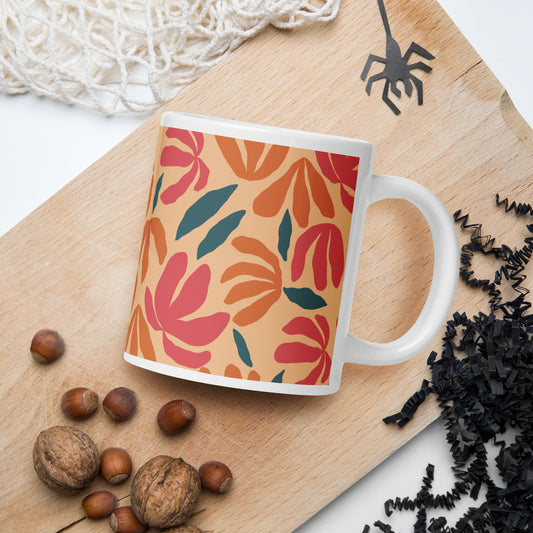 Tropical Radiance White glossy mug